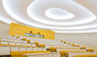 Tomáš Baťa University in Zlín extended its campus, the project was designed by Eva Jiřičná