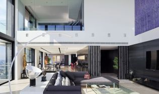 Triplex Penthouse at The Pano Residence in Bangkok, Thailand by Ayutt and Associates design