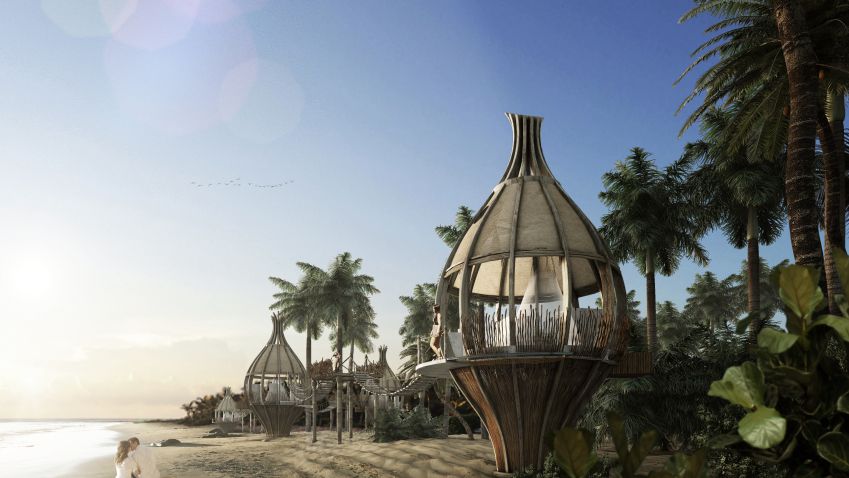 'Awakening Hotel' near Sian Ka'an, Mexico by Arquitectura en Movimineto 'Awakening Hotel' near Sian Ka'an, Mexico by Arquitectura en Movimineto