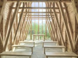 zdroj Galerie Architektury Brno/ Popisek: Kaple Votum Aleksa od studia Beton