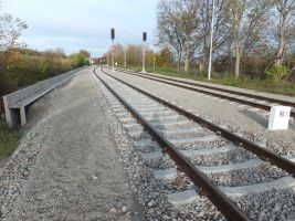 zdroj stavbajmk.cz/ Popisek: Kategorie Dopravní a inženýrské stavby - Úprava trati Břeclav - Znojmo