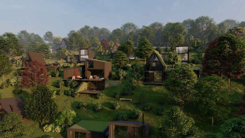 “City Escape” - experimentální bydlení inspirované přírodou “City Escape” - experimentální bydlení inspirované přírodou