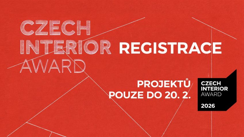CZECH INTERIOR AWARD 2026: Poslední dny pro registraci projektů