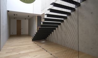 Díla architektů a designérů - Dům pod vrbou: beton, světlo a propojení s krajinou