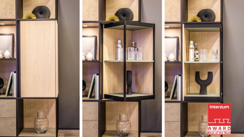 Dynamický otočný nábytek mění způsob, jakým architekti pracují s prostorem