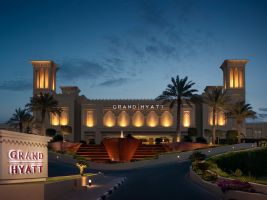 exterior architecture hotel photography Hyatt doha