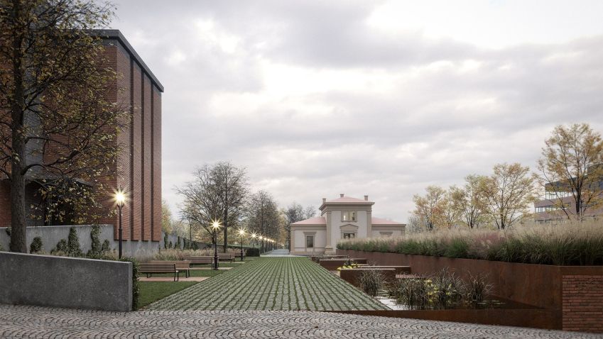 Hlavní vstup na brněnský ústřední hřbitov bude citlivě obnoven architekty ze studia Refuel