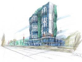 zdroj ARCHINA Design s.r.o. Popisek: Hotel Hilton Double Tree, návrh