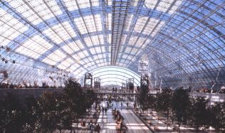Leipzig Exhibition Glass Hall in Germany by Ian Ritchie Architects Leipzig Exhibition Glass Hall in Germany by Ian Ritchie Architects