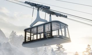 Liberec představil finální podobu nové lanovky na Ještěd. Připomíná vesmírnou kapsli