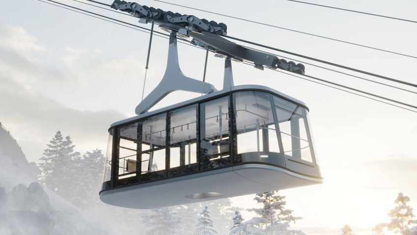 Liberec představil finální podobu nové lanovky na Ještěd. Připomíná vesmírnou kapsli