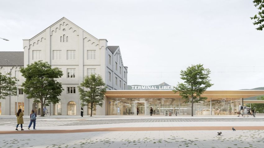 Liberec vybral podobu nového dopravního terminálu. Vítězný návrh propojí vlaky, autobusy i veřejný prostor