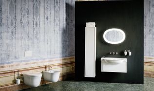 Nadčasová elegance v koupelnách dokáže vytvořit působivé a jemné prostředí 
