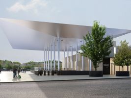 zdroj Stefano Boeri Architekti Popisek: Vizualizace nového nádraží Matera
