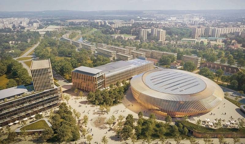 Nová sportovní hala v Budějovicích se promění i v koncertní a kongresové centrum