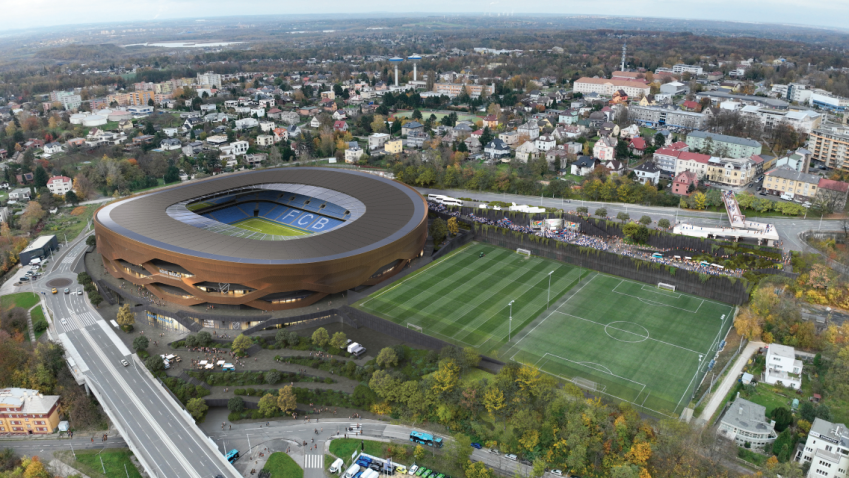 Nové Bazaly získaly svou podobu. Vítězný návrh z Barcelony ctí historii místa i průmyslový charakter Ostravy