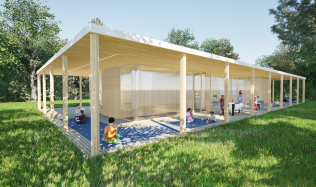 Ostravská Lesní škola se rozroste. Kamil Mrva Architects navrhují nový vzdělávací objekt v Bělském lese