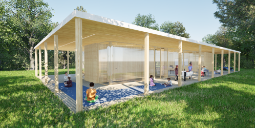 Ostravská Lesní škola se rozroste. Kamil Mrva Architects navrhují nový vzdělávací objekt v Bělském lese