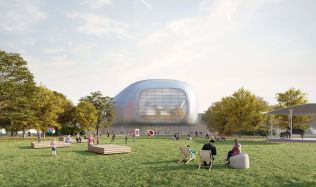 Ostravský park za budoucí novostavbou koncertního sálu se promění v atraktivní místo