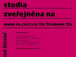 zdroj Fakulta architektury/ Popisek: Témata doktorského studia