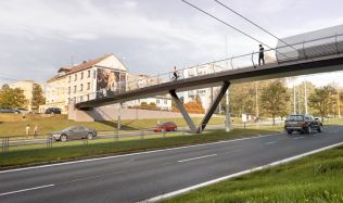 Podchod pod Rokycanskou třídou v Plzni nahradí lávka. Zlepší dostupnost i bezpečnost
