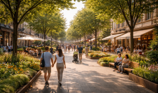 Chůze jako základ urbanismu: Jak návrh měst podporuje pěší pohyb