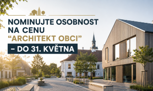 Architekt obci 2026 hledá nové nominace. Ocenění upozorňuje na význam spolupráce měst a architektů