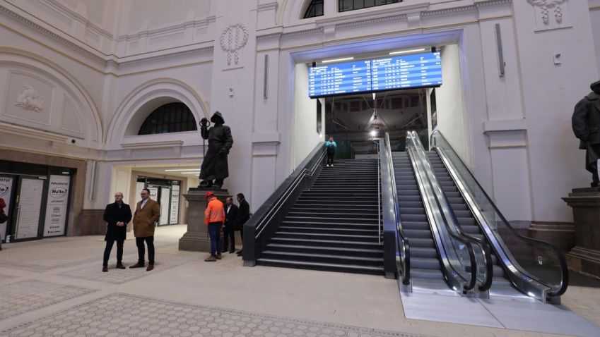 Plzeňské hlavní nádraží prošlo rekonstrukcí podle ateliéru A8000