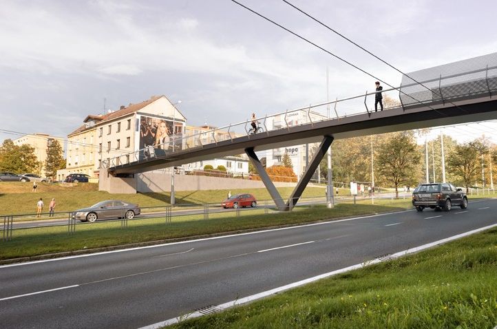 Podchod pod Rokycanskou třídou v Plzni nahradí lávka. Zlepší dostupnost i bezpečnost