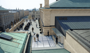 Pražské Rudolfinum otevře střešní terasu pro veřejnost