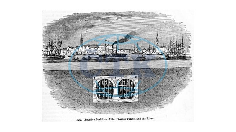 První podvodní tunel na světě otevřeli v Londýně roku 1843