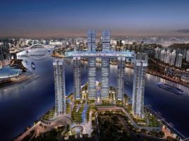 zdroj CapitaLand Popisek: Vizualizace projektu Raffles City