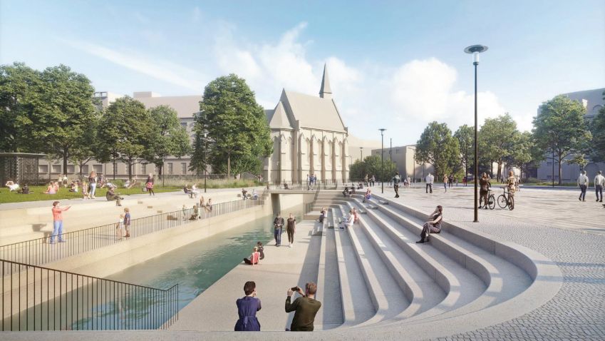 Senovážné náměstí v Českých Budějovicích čeká proměna podle vítězného návrhu