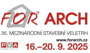 Stáhněte si vstupenku zdarma na mezinárodní stavební veletrh FOR ARCH 2025 Stáhněte si vstupenku zdarma na mezinárodní stavební veletrh FOR ARCH 2025