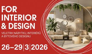 Stáhněte si vstupenku zdarma na veletrh FOR INTERIOR & DESIGN 2026