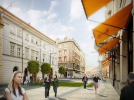 TaK Architects Popisek: Ulice Na Poříčí, vizualizace