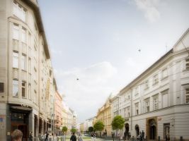 TaK Architects Popisek: Ulice Na Poříčí, vizualizace