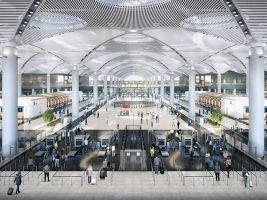 zdroj igairport.com Popisek: Letiště Istanbul, vizualizace