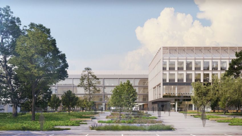 V Hradci Králové byla zahájena výstavba nového kampusu Farmaceutické a Lékařské fakulty Univerzity Karlovy podle návrhu studia Bogle Architects