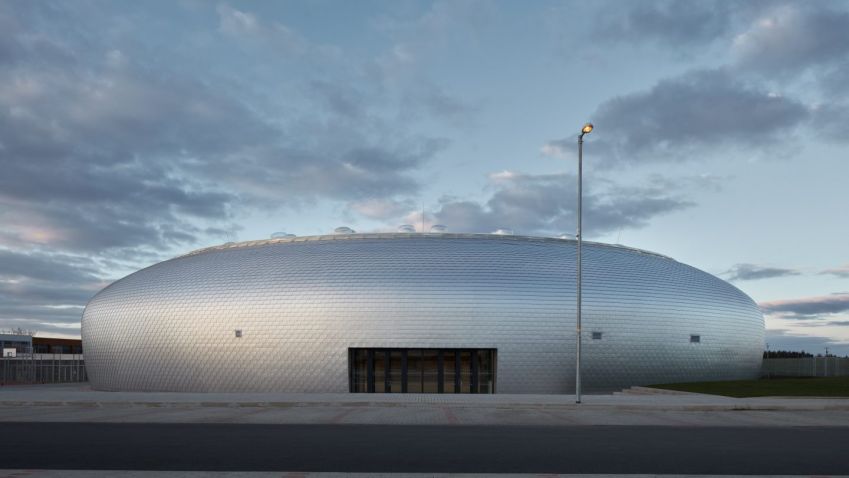 Vítěz Národní ceny za architekturu: Sportovní hala v Dolních Břežanech