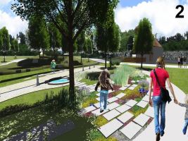 OZ Malá Fatra Popisek: Vizualizace projektu Park sv. Jiřího Trnové