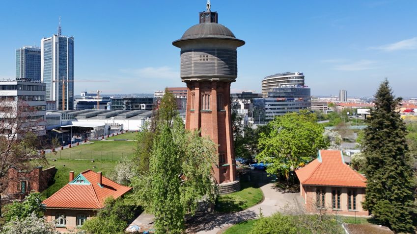 Vodárenská věž v Michli se otevírá veřejnosti. Čeká ji nevšední prohlídka