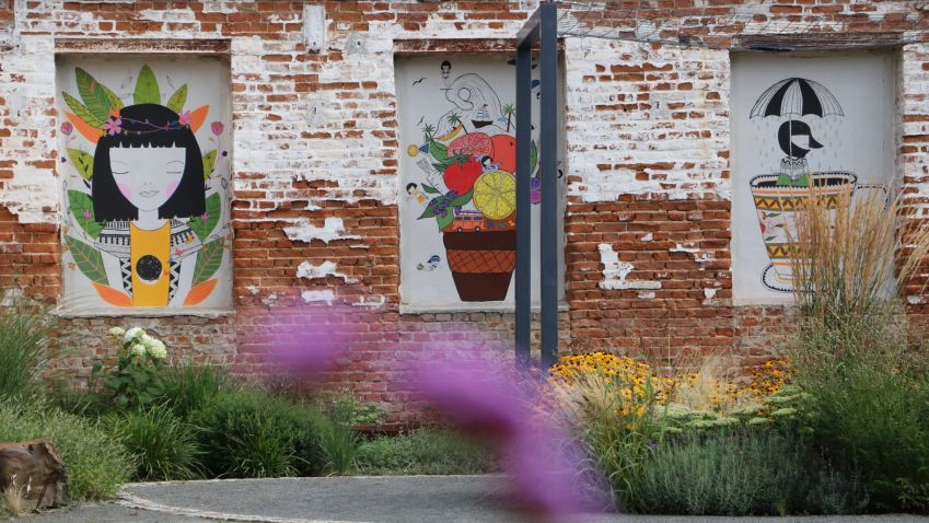 Zahradu smyslů v Krnově zdobí zajímavé streetové malby